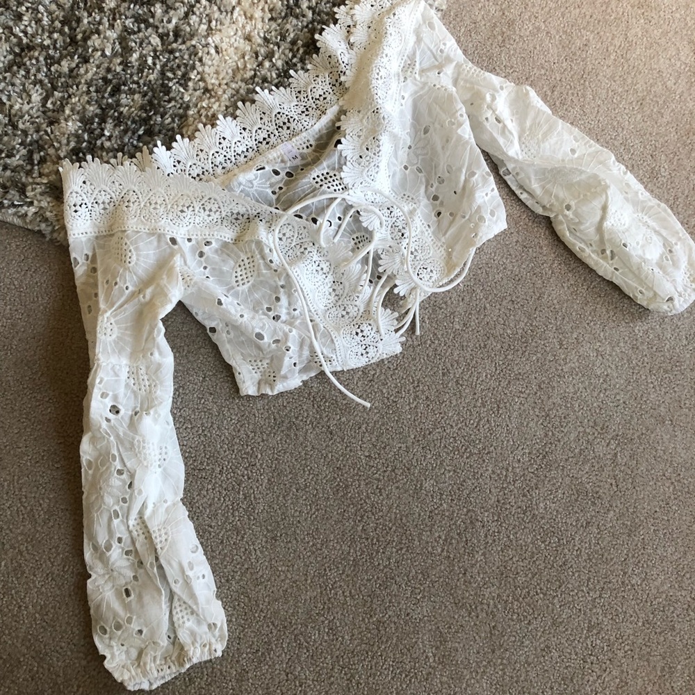 Crochet Front Top - Picture 3 of 7